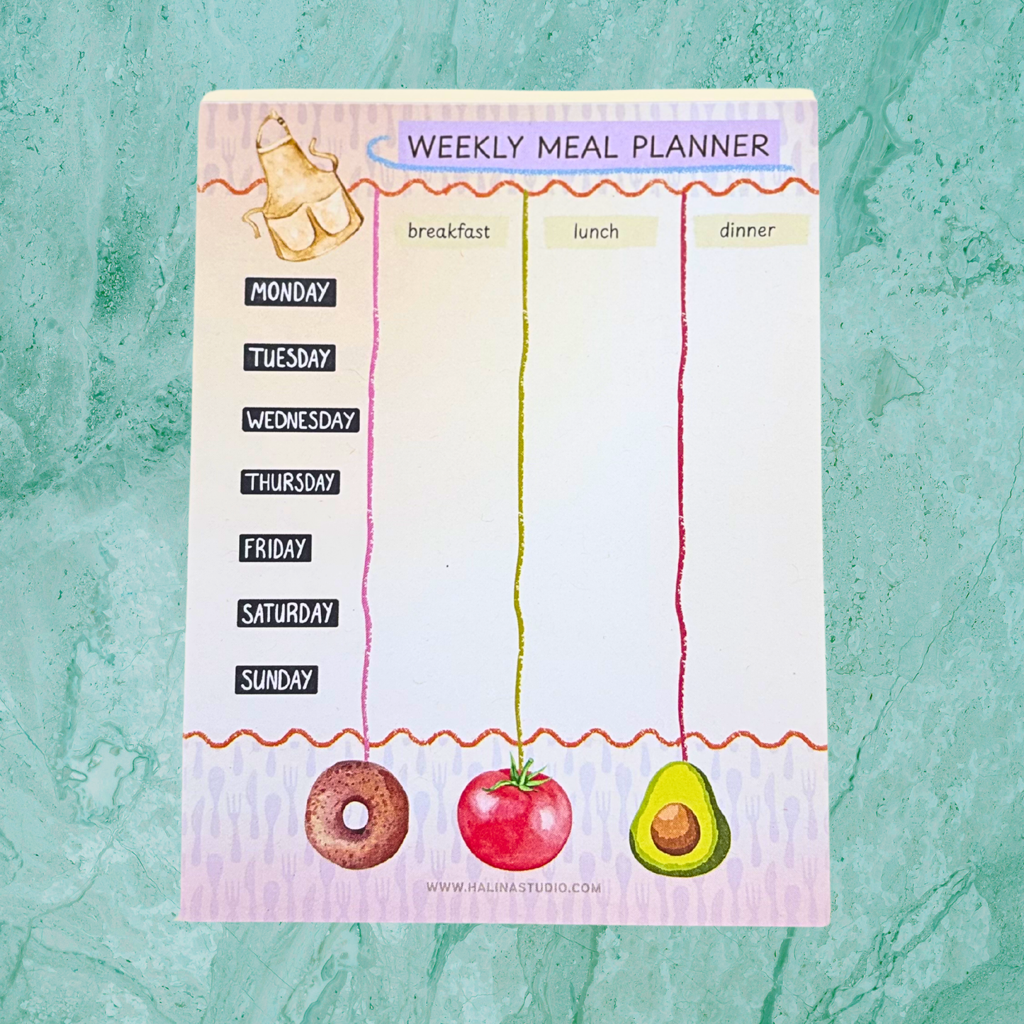 Meal Planner Notepad