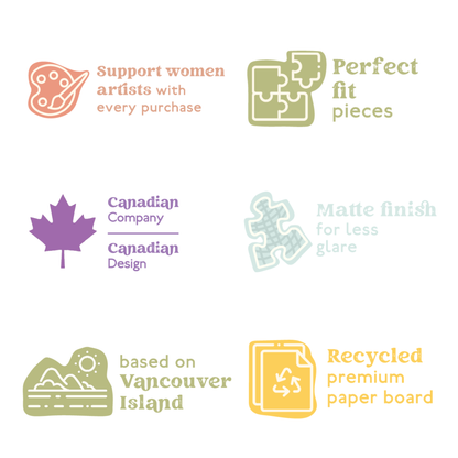 Villager Puzzles | 500-Piece Puzzle | Designed in Canada