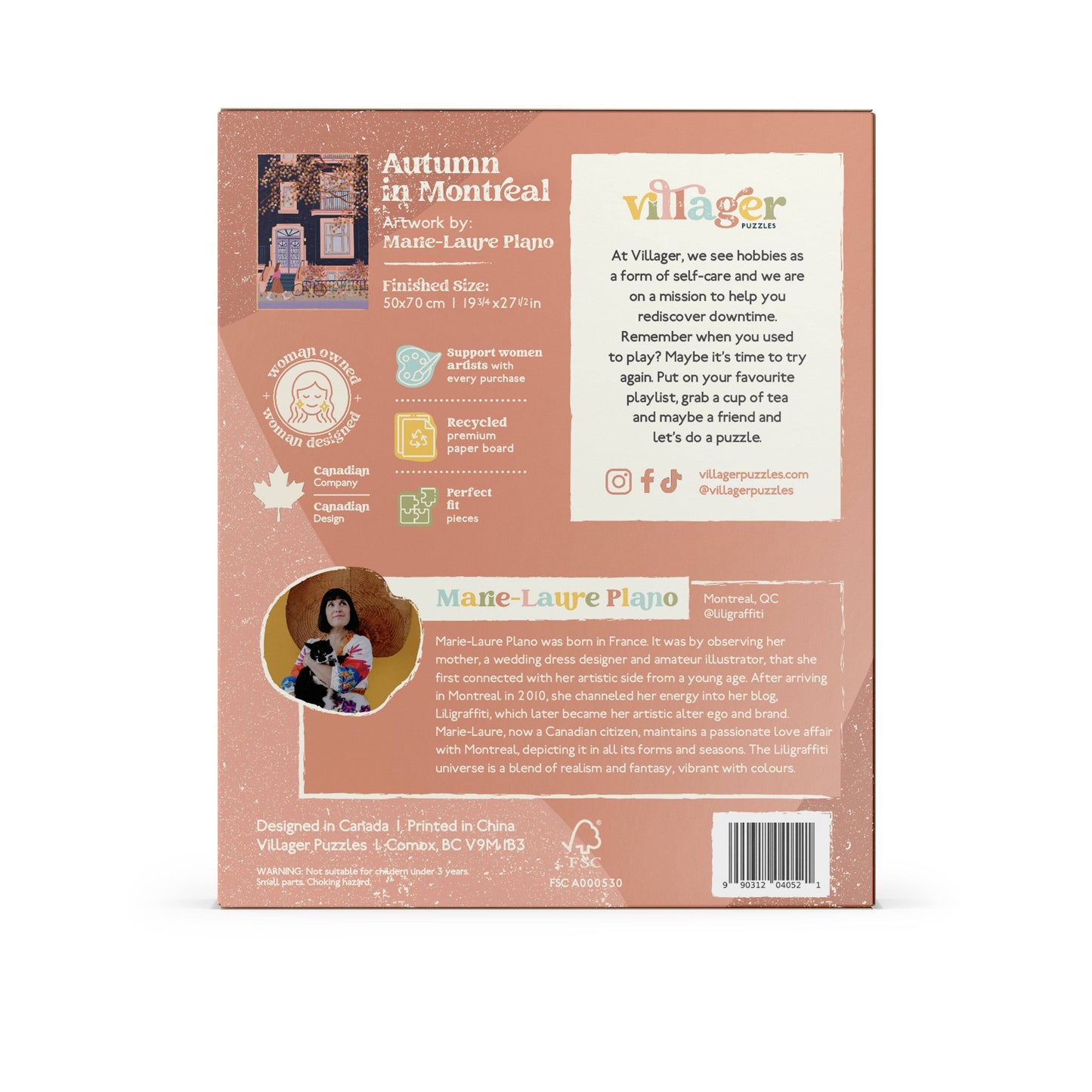 Villager Puzzles | 1000 Piece Puzzle | Designed in Canada