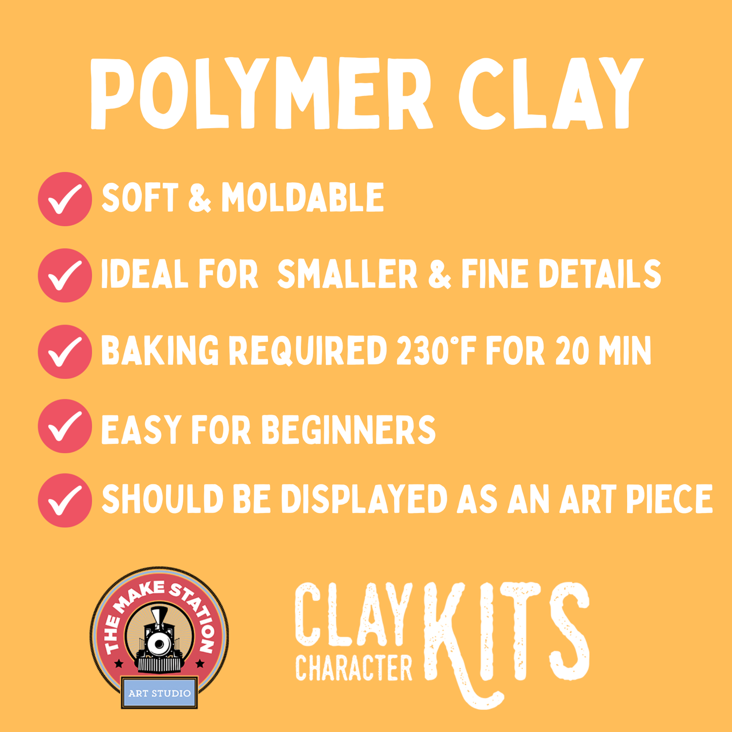 Cute Animals |DIY Polymer Clay Kit | Arts & Craft Kit